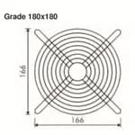 Grade 180x180mm