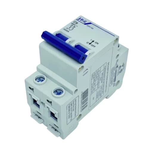 Mini disjuntor Bipolar 6Amp., curva C, 3Ka., DZ4763 2P 6A
