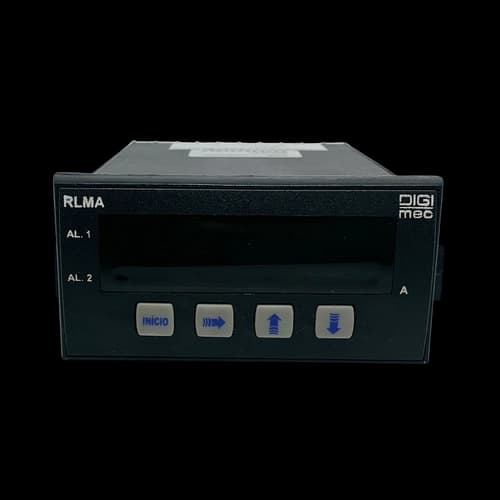 Amperímetro Microprocessado 48x96mm RLMA 999/5ACA 220V Digimec