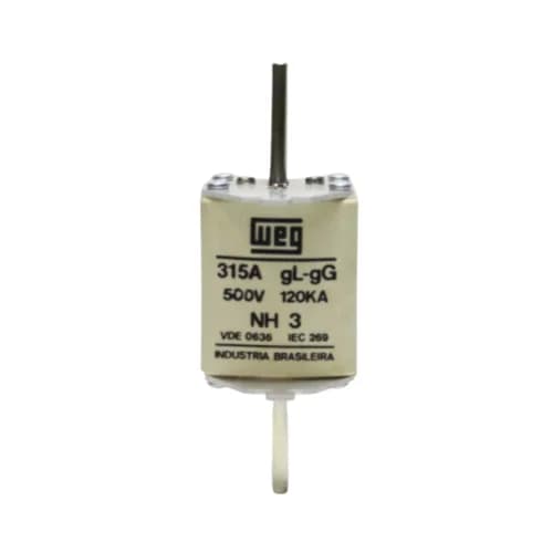 Fusível tipo NH, retardado, tamanho 3, FNH3-315 315AMP. WEG