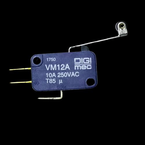 Micro Interruptor Miniatura Alavanca Média com Rolete VM12A Digimec