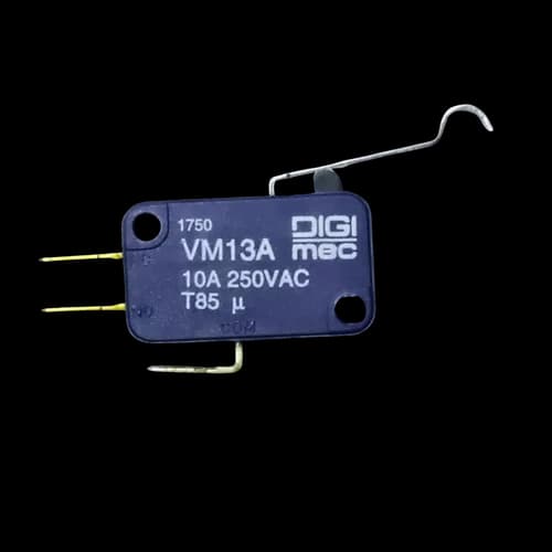 Micro Interruptor Miniatura Alavanca Média com Rolete Simulado VM13A Digimec
