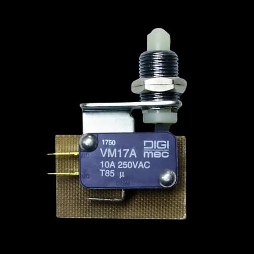 Micro Interruptor Miniatura Atuador de Pino com Rosca VM17A Digimec