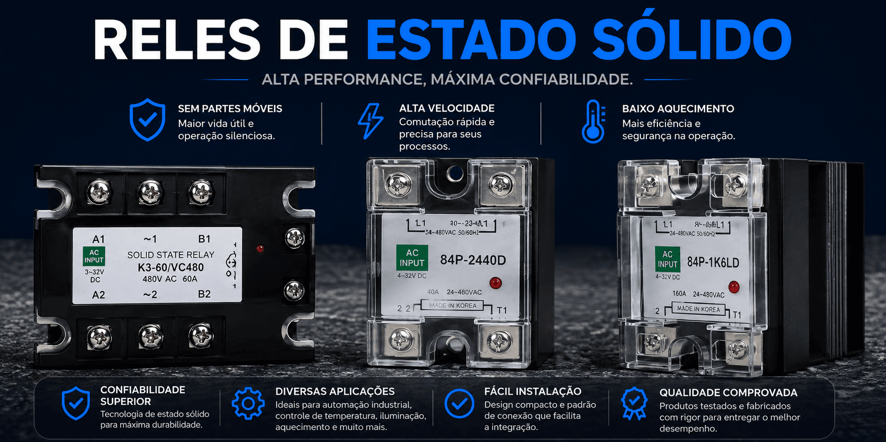 Reles de Estado Sólido