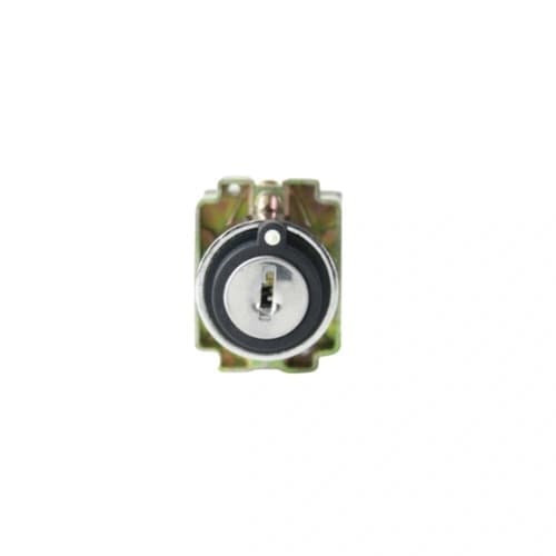 Comutador metálico com chave 22mm 3 posições fixas-retira chave esquerdo/direito 2NA HB2-BG53