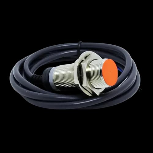 Sensor Indutivo Metálico 18mm Dist. Sensora 5mm 90-250Vca NA Cabo 1,5mts. CJY18E-05KA Digimec