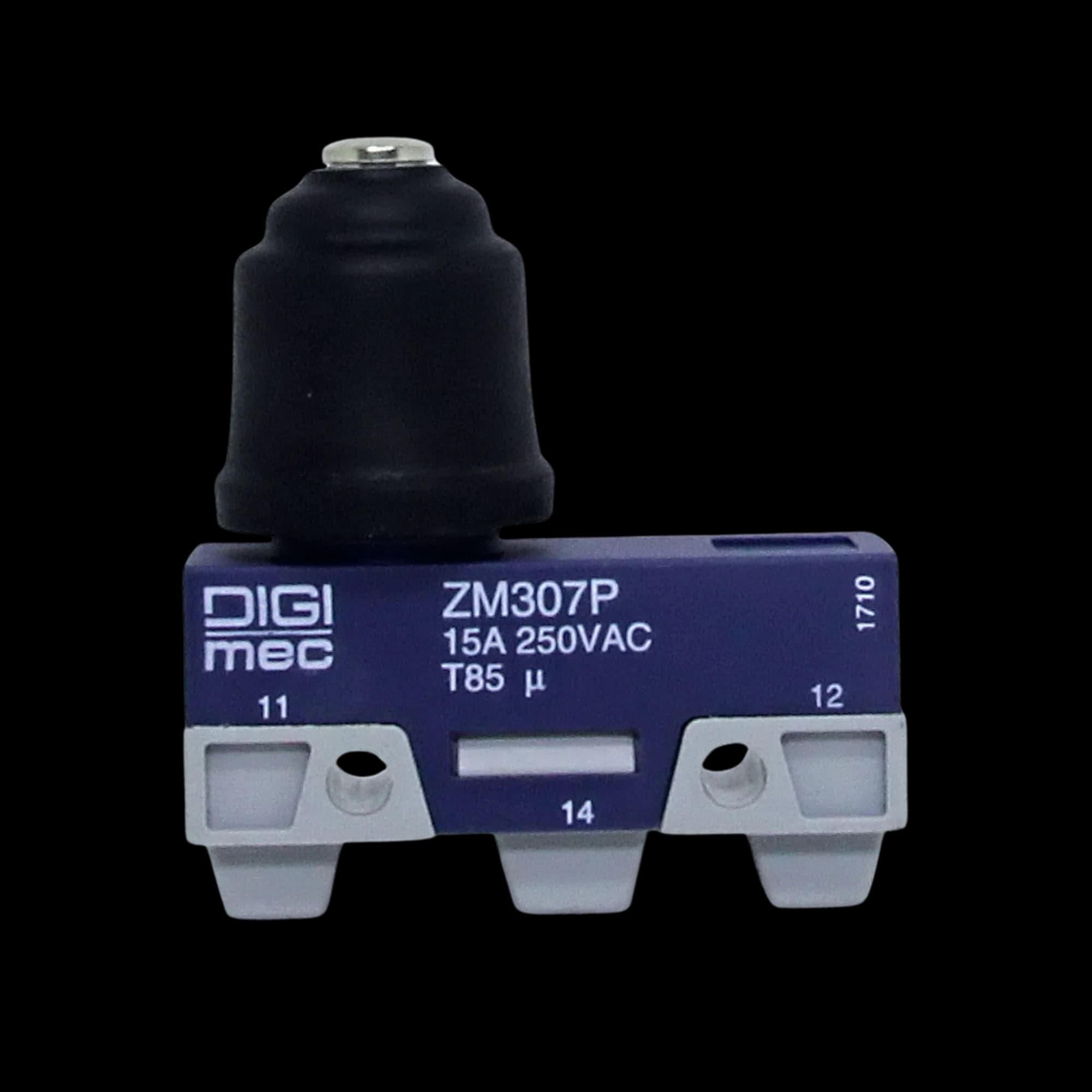 Micro Interruptor Botão para Painel com Proteção ZM307P Digimec