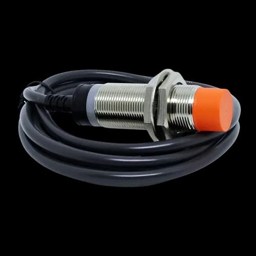 Sensor Indutivo Metálico 18mm Dist. Sensora 8mm 90-250Vca NF Cabo 1,5mts. CJY18E-08KB Digimec