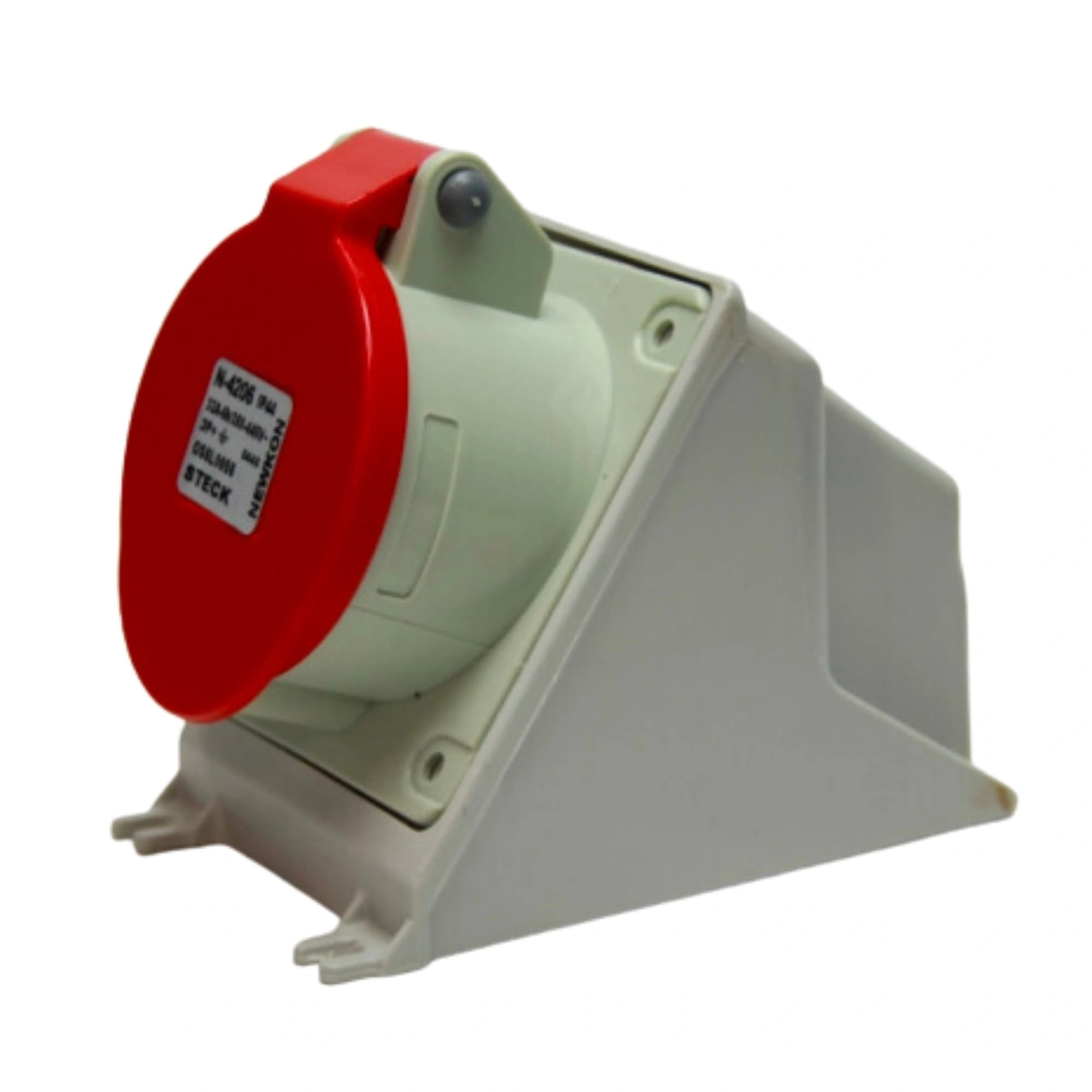 Tomada de Sobrepor Steck 32A 4P 380/440V N-4206