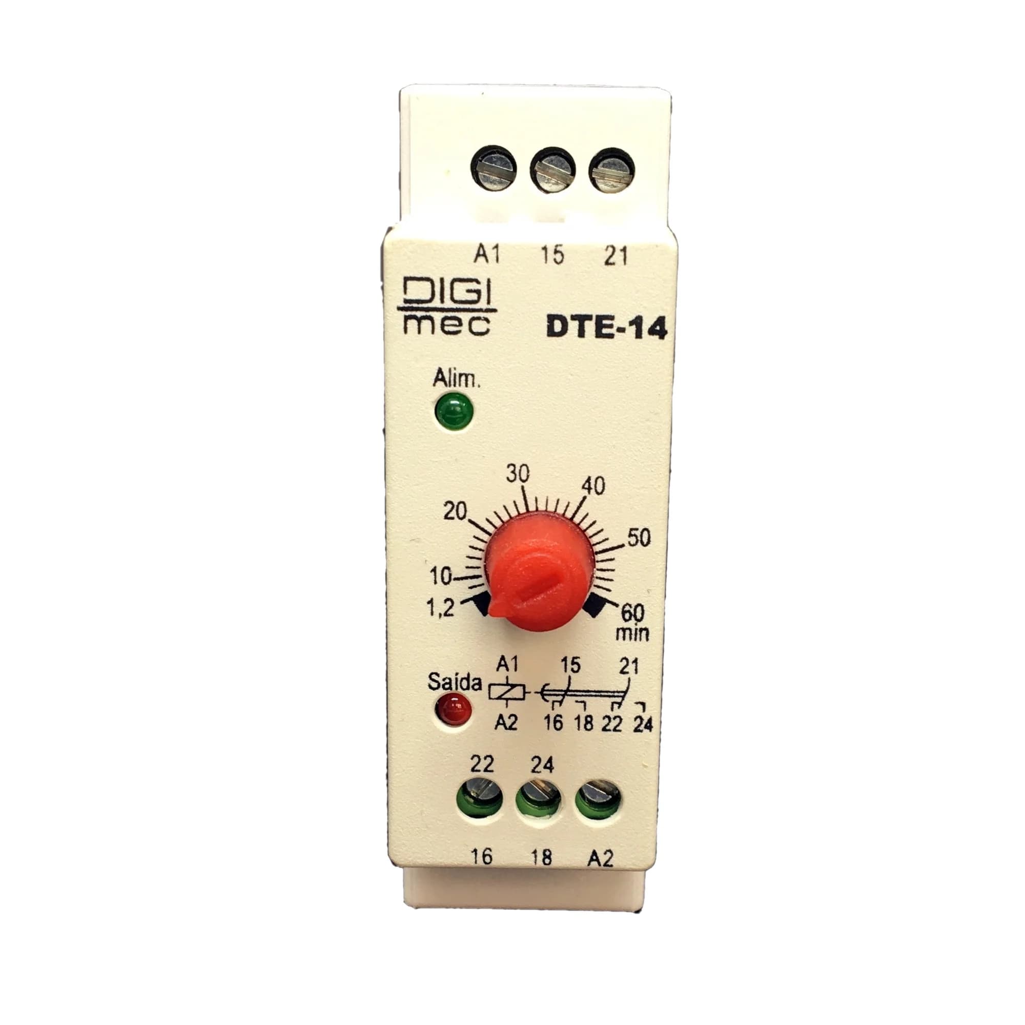 Temporizador Retardo na Energização DTE-14 Digimec