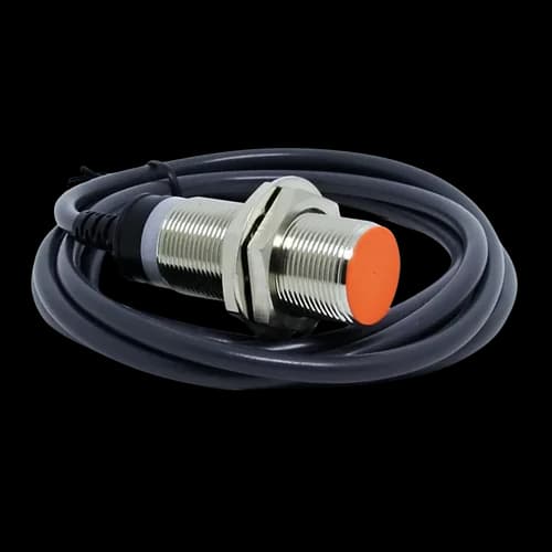 Sensor Indutivo Metálico 18mm Dist. Sensora 5mm 90-250Vca NF Cabo 1,5mts. CJY18E-05KB Digimec